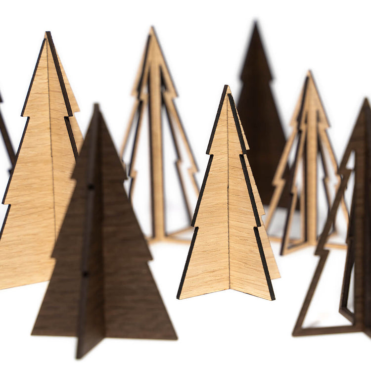 Juletræ i eg - sæt