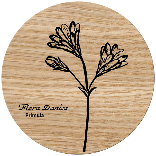 Glasbrik Flora Danica - Primula