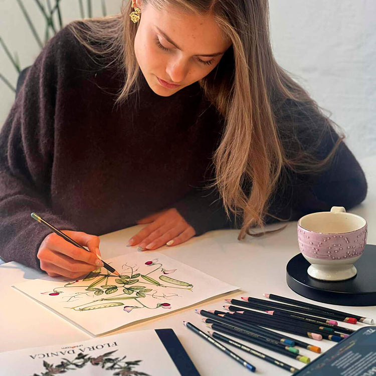Bog: Flora Danica mandalas spiselige blomster